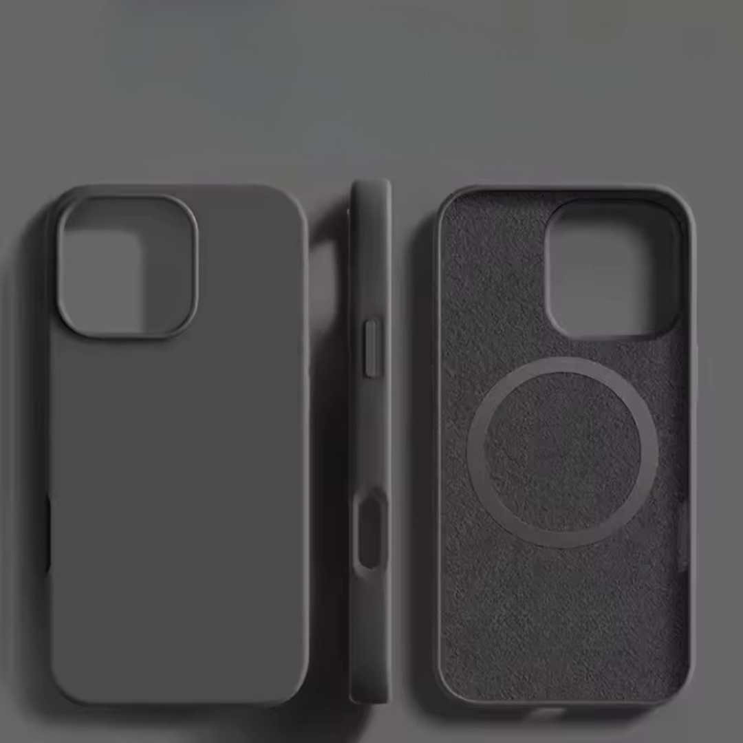 Slim Magnetic Silicone Phone Case – Lightweight Non-Slip Protective Cover
