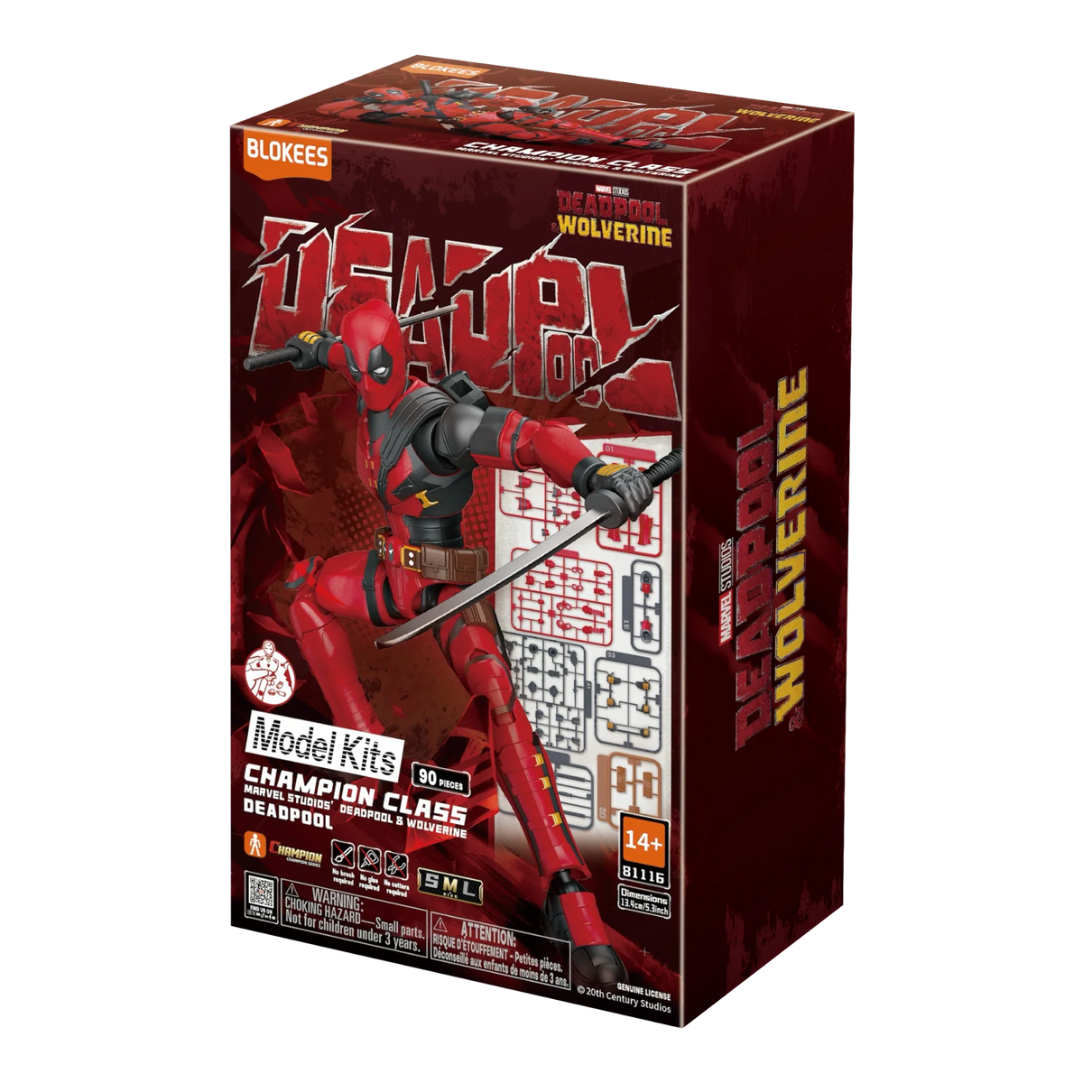 Red Masked Mercenary Poseable Model Kit