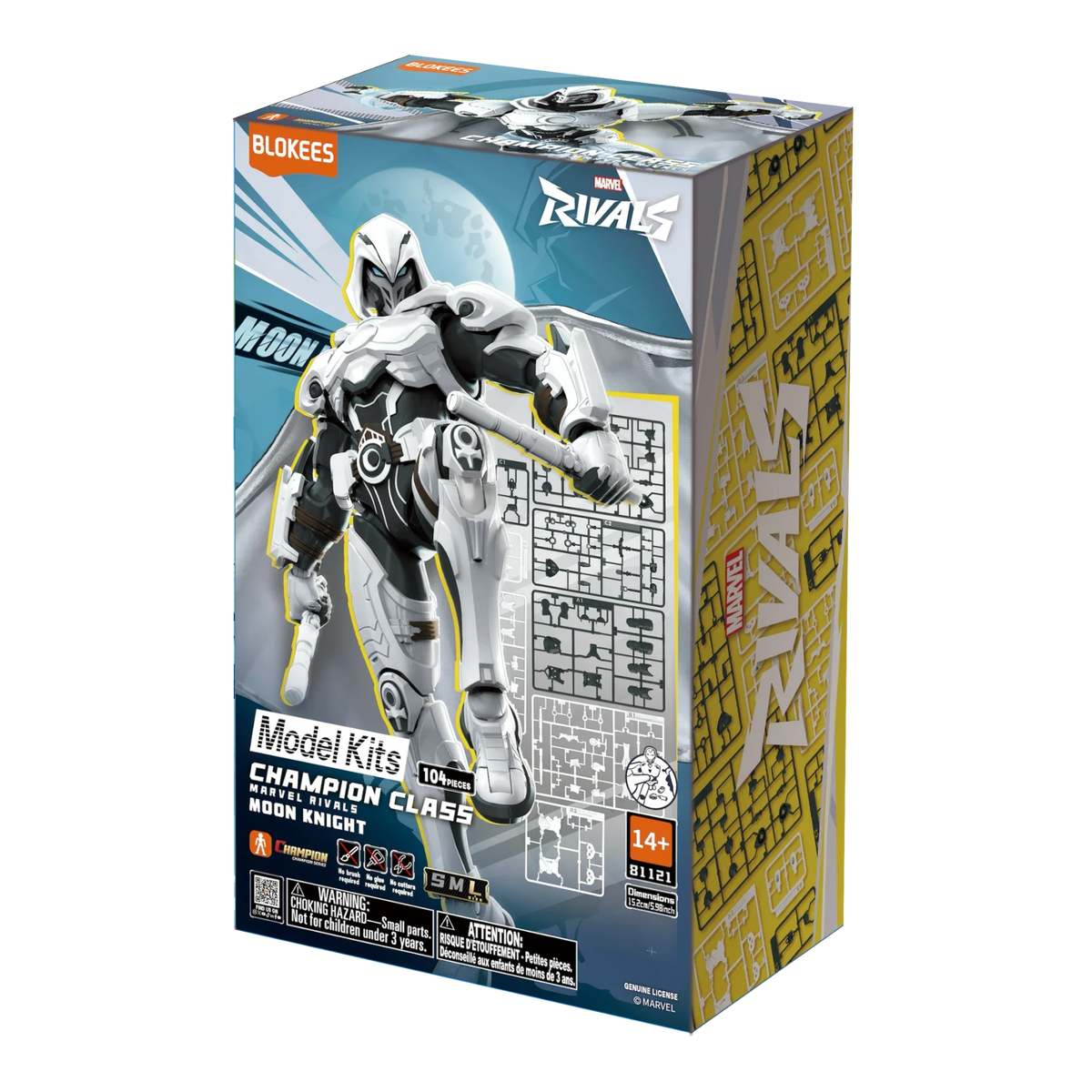 Hooded Moon Warrior Poseable Model Kit
