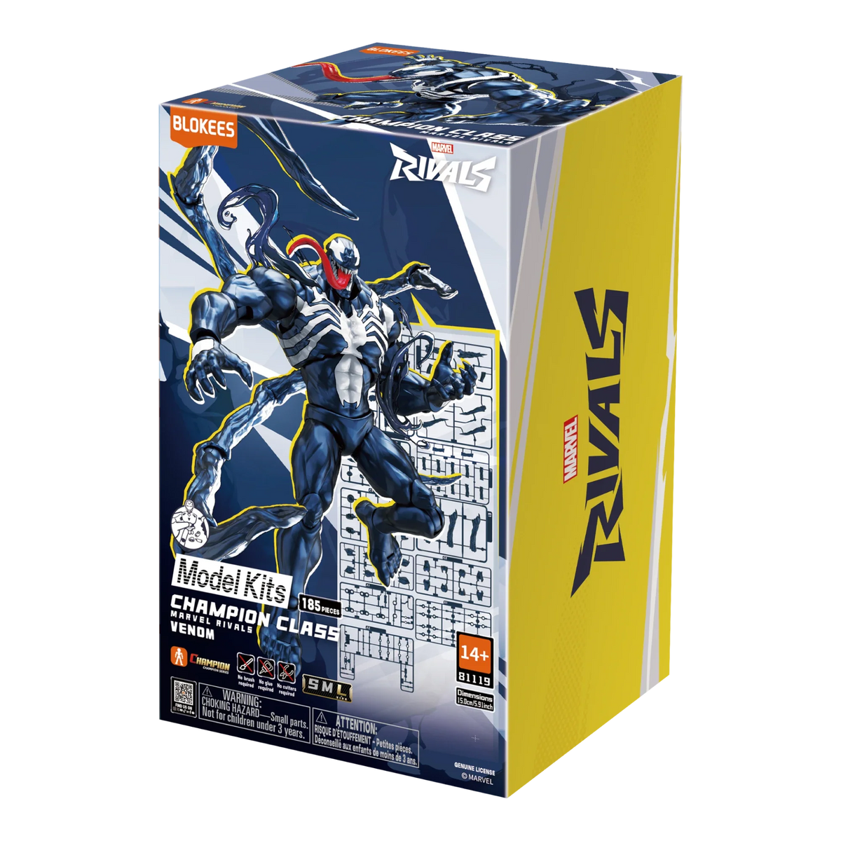Black Symbiote Creature Poseable Model Kit