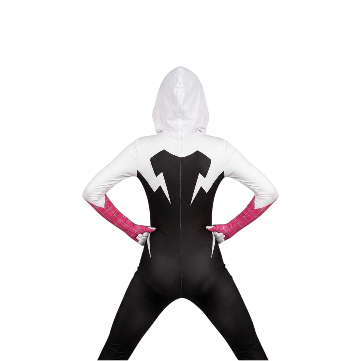 Hooded Web Heroine Costume for Cosplay & Fancy Dress