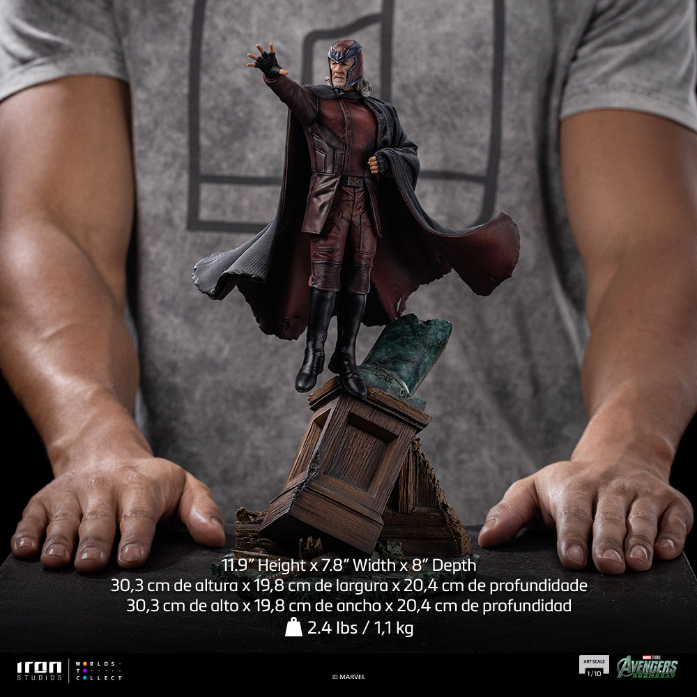 Helmeted Magnetic Villain - Scale 1/10 Collectible Statue