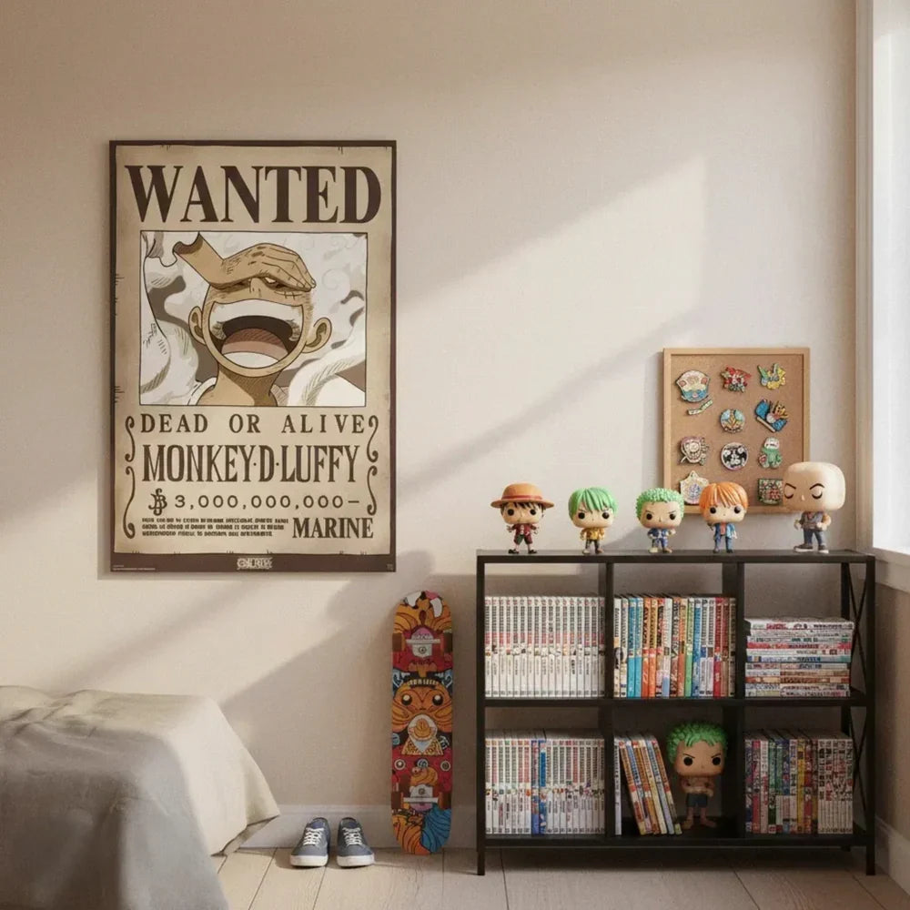 Wanted Straw-Hat Pirate Pirate Island 61 x 91.5 cm Wall Poster