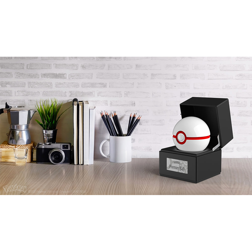Die-Cast White-and-Red Capture Ball Replica