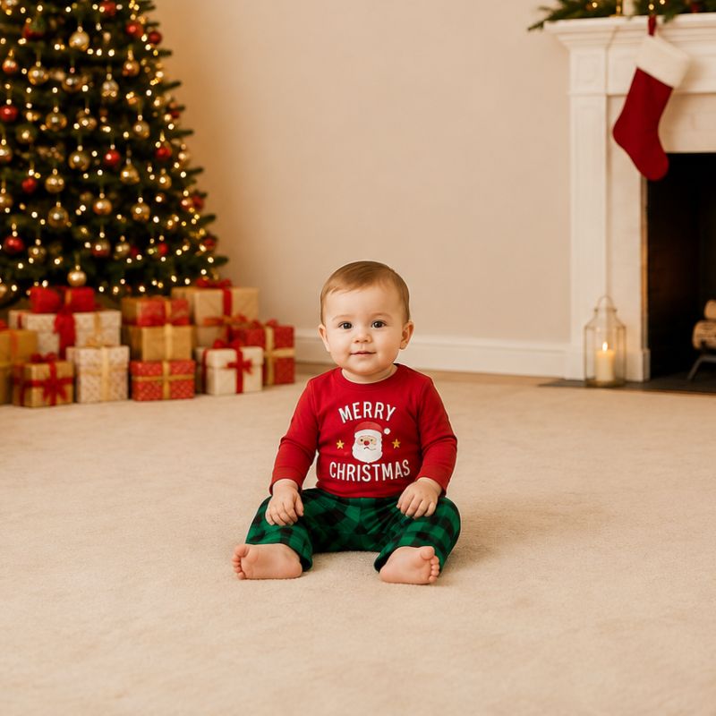 Matching Family Christmas Pyjamas - Santa Cheer
