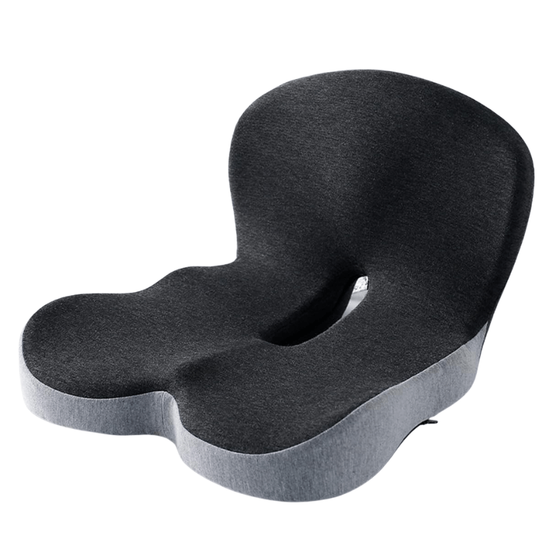 Ergonomic Memory Foam Seat Cushion – Non-Slip Office, Car & Travel Support