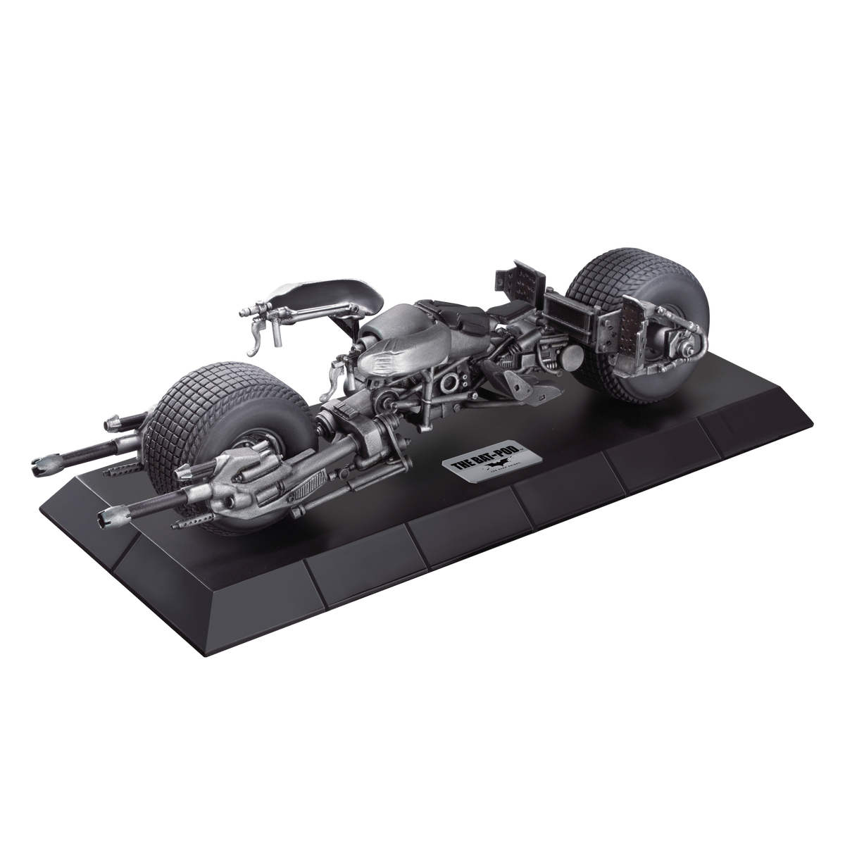 Bat-Themed Motorcycle Die Cast Sculpture