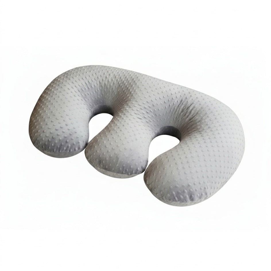 Twin Nursing Pillow – Tandem Feeding Support with Washable Cover, 96x38cm