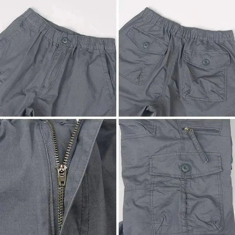 Lightweight Cargo Shorts – Loose-Fit Multi-Pocket Outdoor Shorts