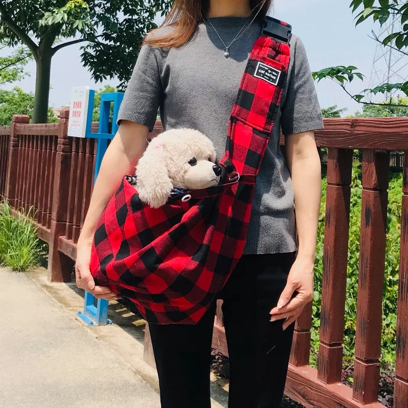 Padded Pet Sling Carrier Bag for Small Dogs & Cats