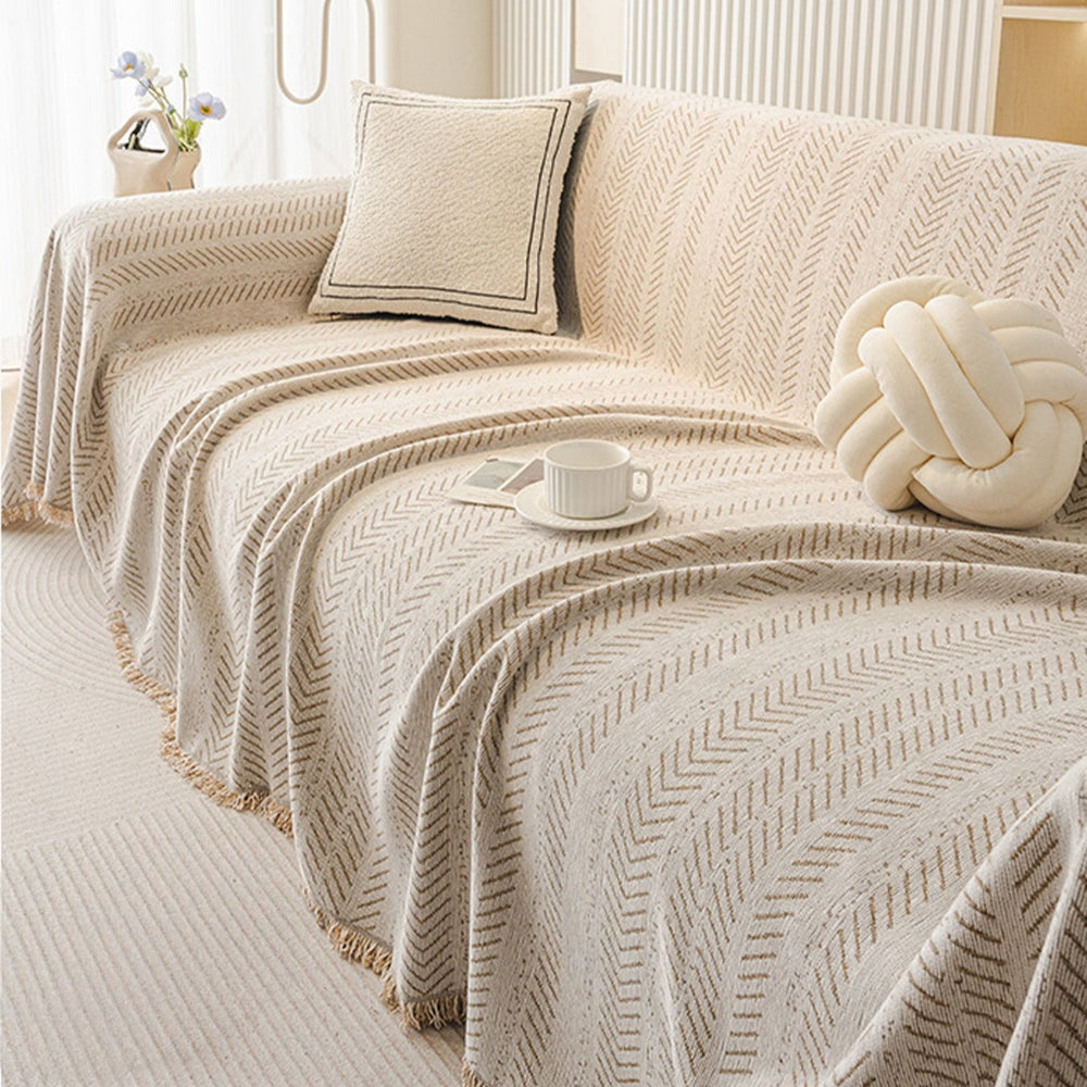 Washable Anti-Scratch Chenille Sofa Cover