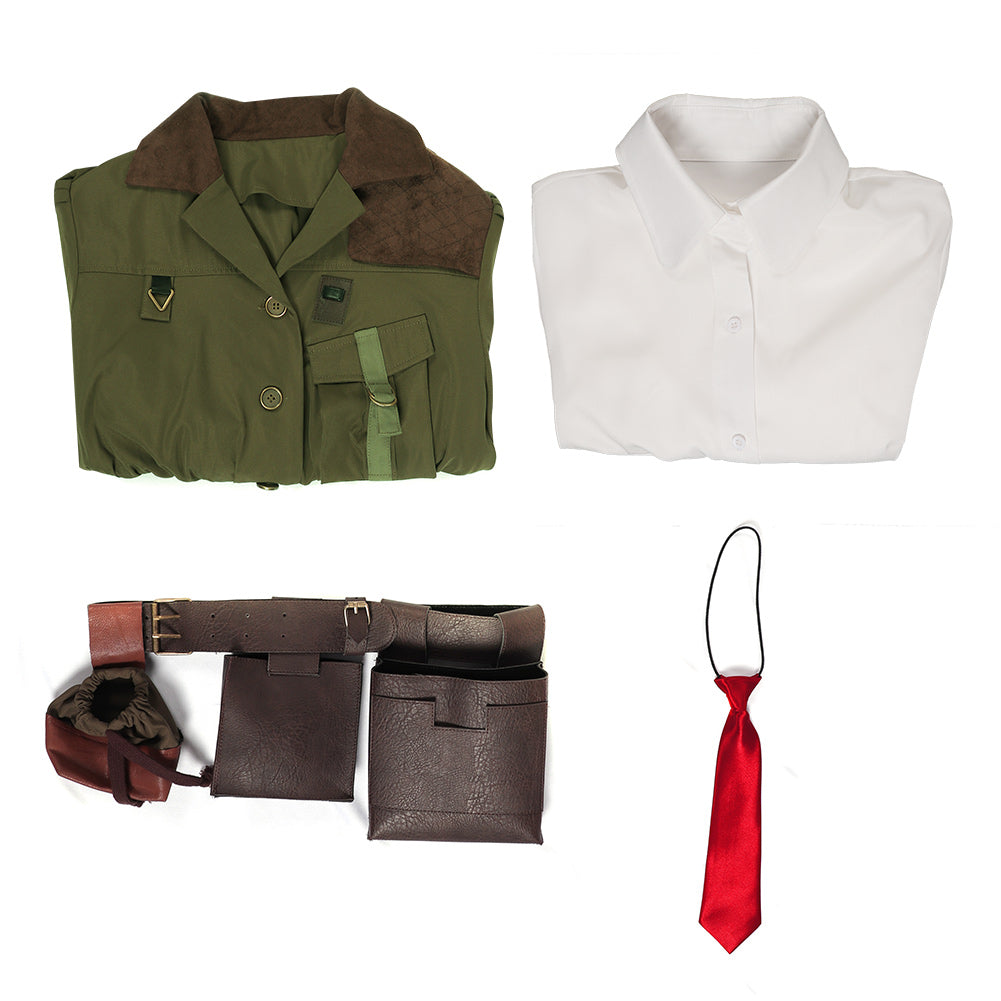 Matilda Agatha Trunchbull Green Coat Halloween Costume