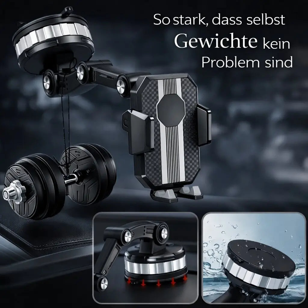 Car Phone Holder – 360° Suction Mount for Windscreen & Dashboard
