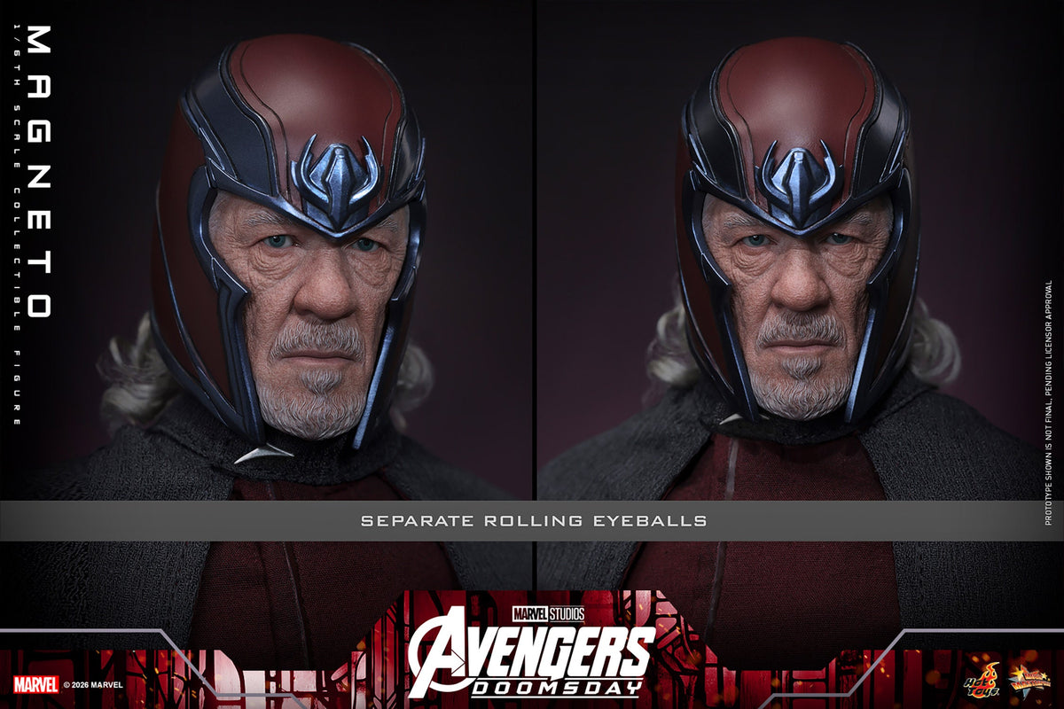 Helmeted Magnetic Villain 1/6 Scale Action Figure