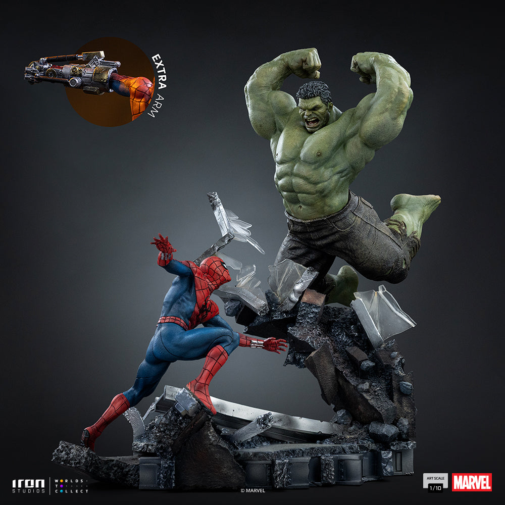 Web Hero vs Green Giant Hero - Scale 1/10 Collectible Statue