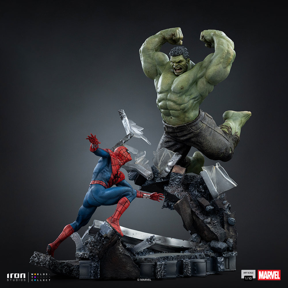 Web Hero vs Green Giant Hero - Scale 1/10 Collectible Statue
