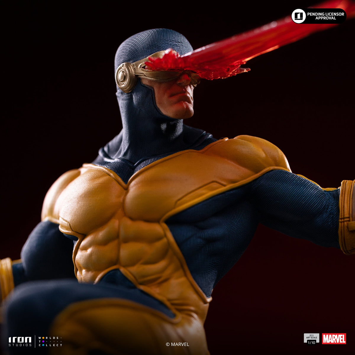 Visor-Wearing Hero Deluxe Gemstone Gauntlet Diorama Scale 1/10 Statue