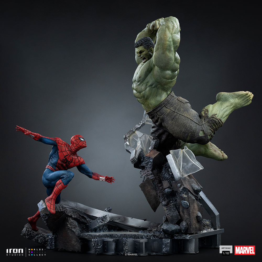 Web Hero vs Green Giant Hero - Scale 1/10 Collectible Statue