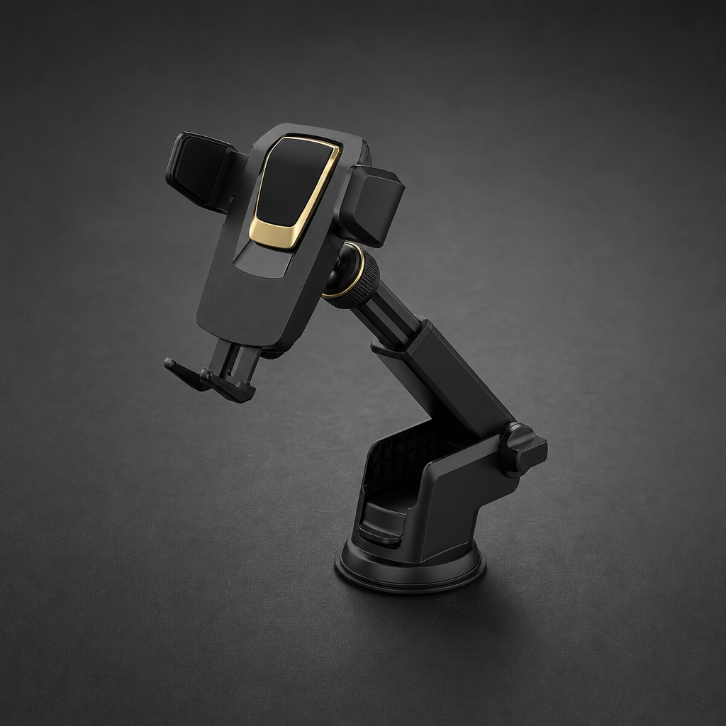 Car Phone Holder – 360° Adjustable Suction Mount