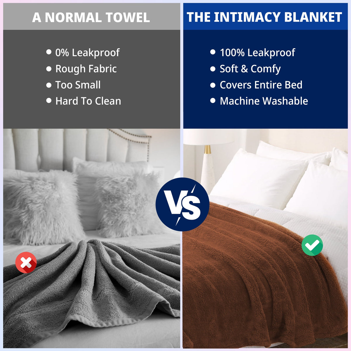 Waterproof Intimacy Blanket for Furniture Protection