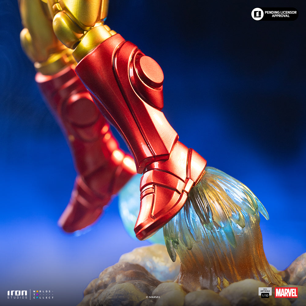 Armoured Tech Hero Deluxe - Gemstone Gauntlet Diorama - Scale 1/10 Collectible Statue