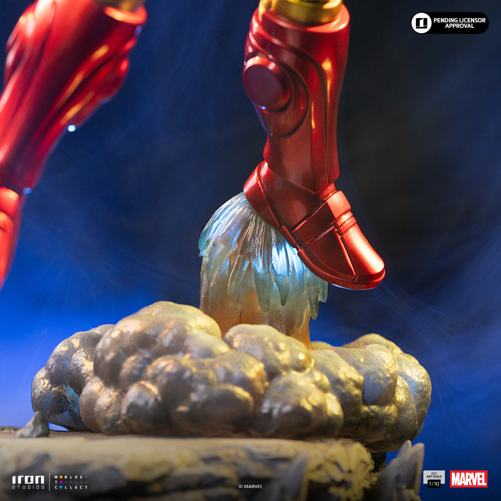 Armoured Tech Hero Deluxe - Gemstone Gauntlet Diorama - Scale 1/10 Collectible Statue