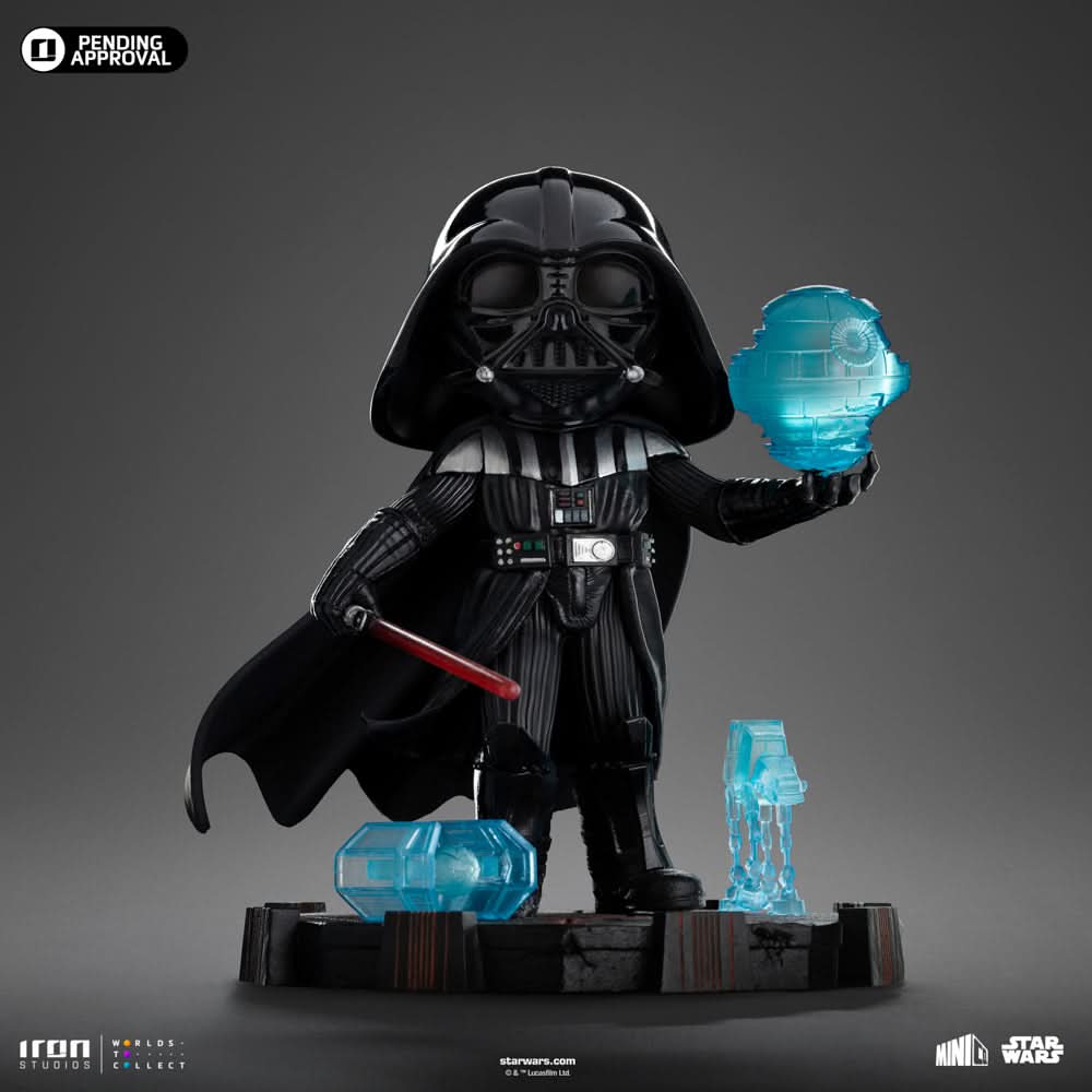 Dark Armoured Space Warrior Mini Statue