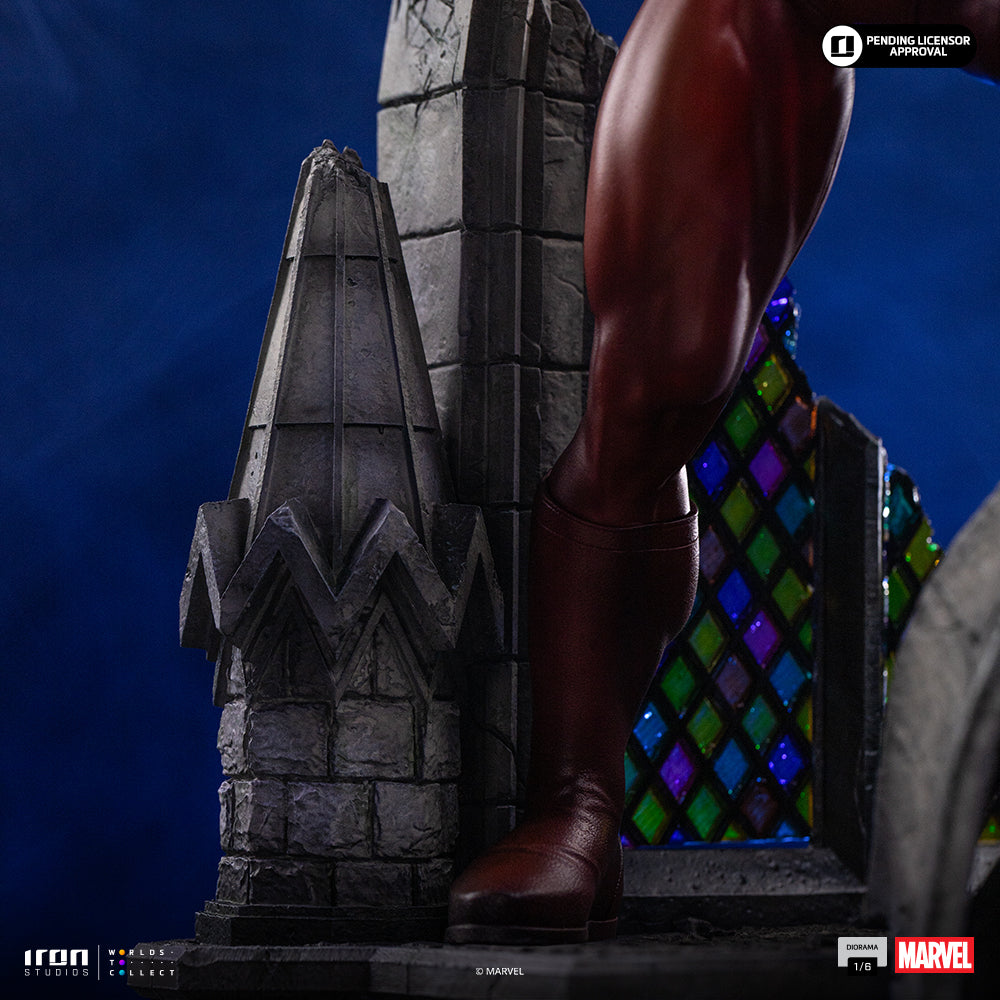 Horned Vigilante and Red-Clad Warrior - Diorama 1/6 Collectible Statue