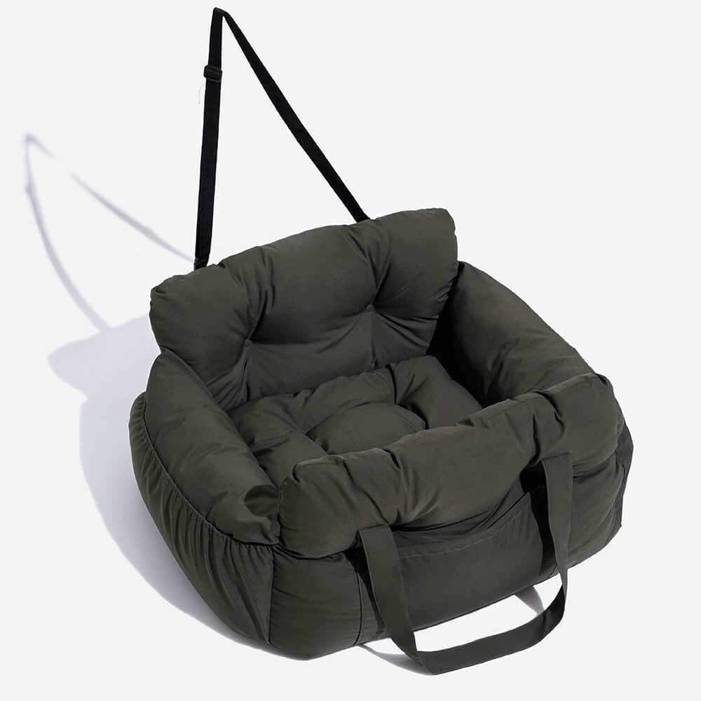 3-in-1 Dog Travel Bed & Car Seat with Carry Strap