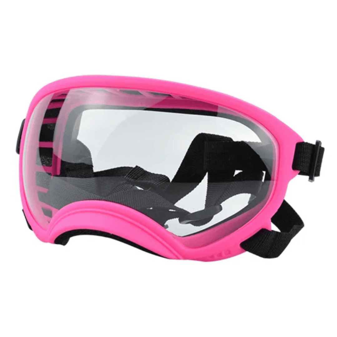 Waterproof Dog Goggles with UV Protection & Adjustable Straps