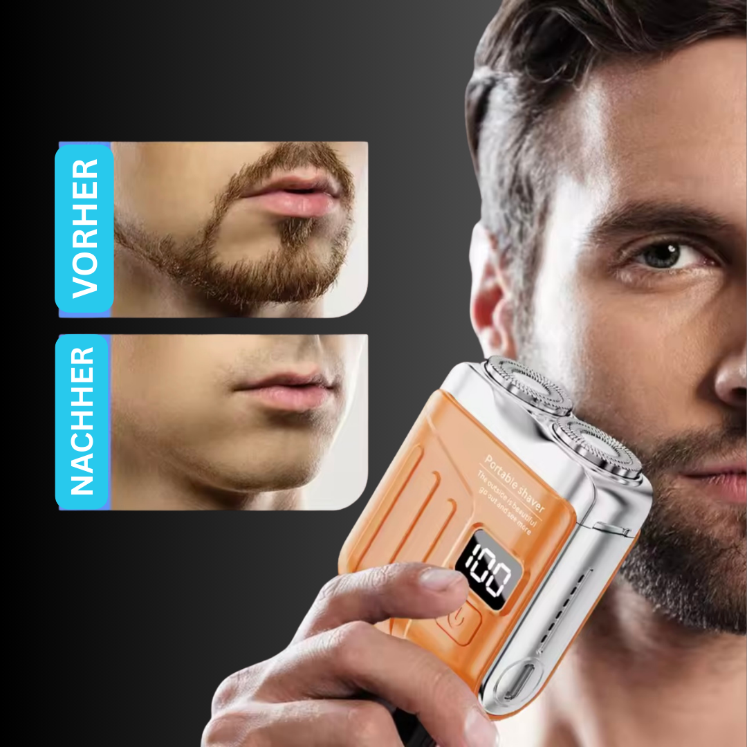Portable Mini Electric Shaver – Compact Rechargeable Travel Razor