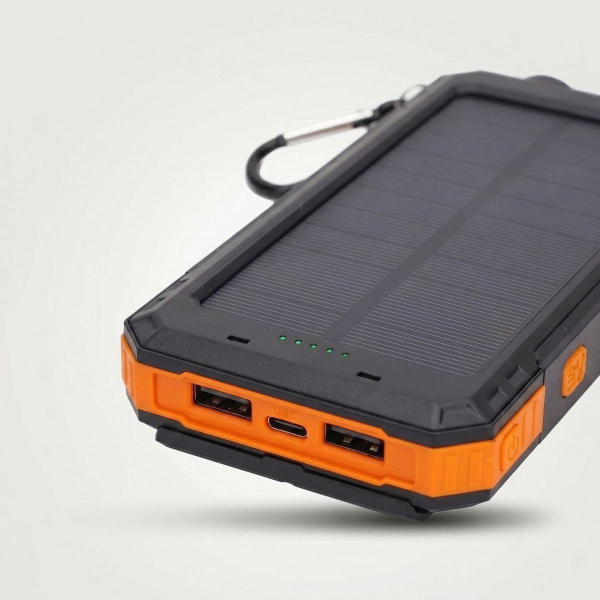20,000mAh Solar Power Bank – Portable USB Charger for Hiking & Camping