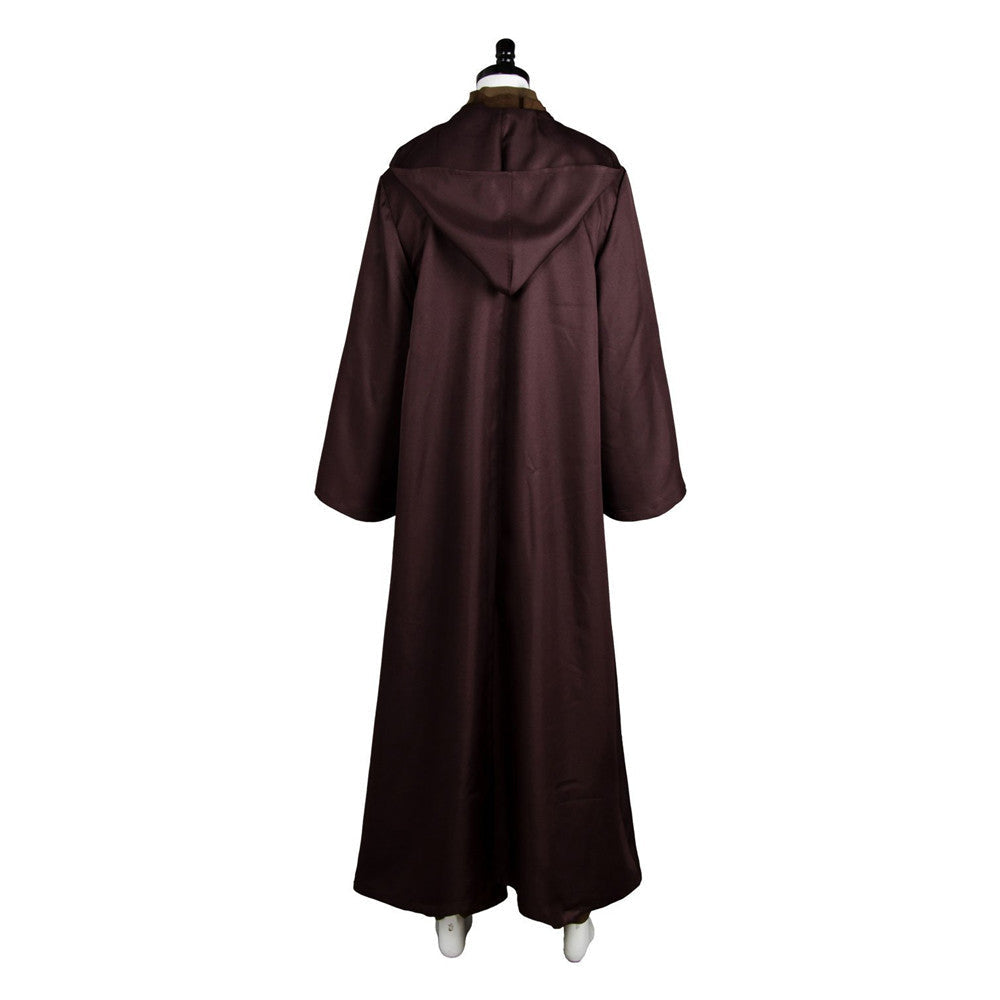 Anakin Skywalker Brown Jedi With Robe Halloween Costume