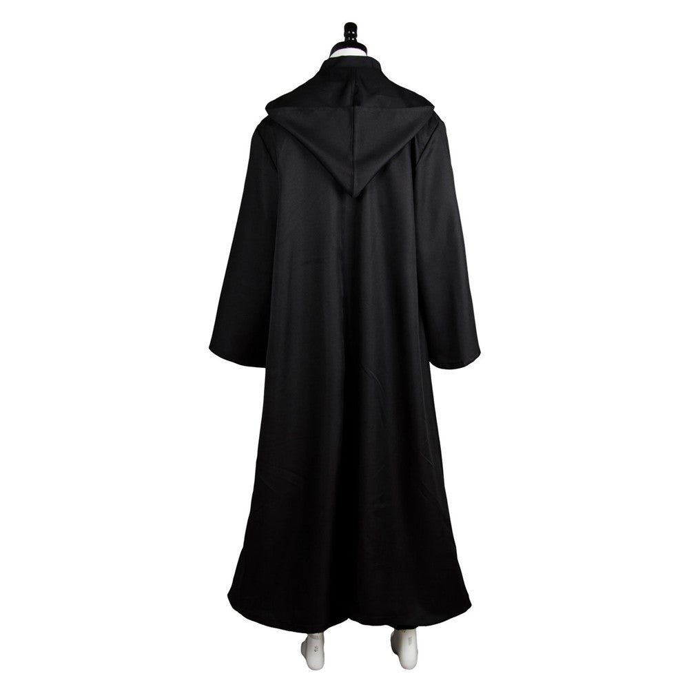Anakin Skywalker Black Jedi With Robe Halloween Costume