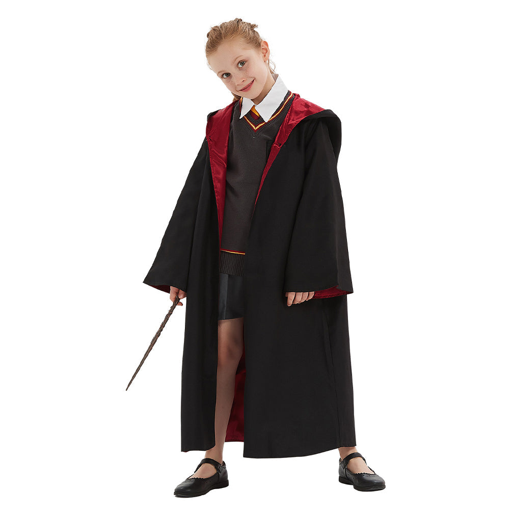 Kids' Hermione Granger School Uniform Hogwarts Gryffindor Halloween Costume