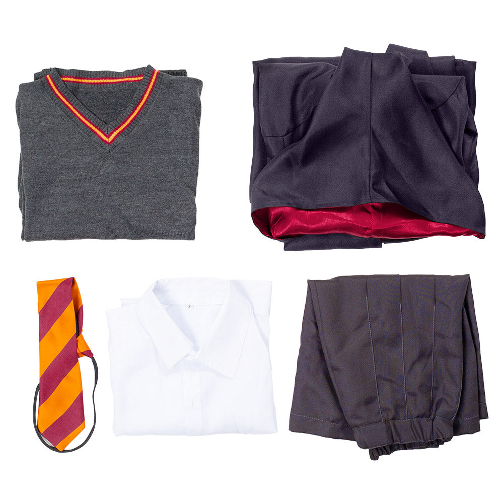 Kids' Hermione Granger School Uniform Hogwarts Gryffindor Halloween Costume