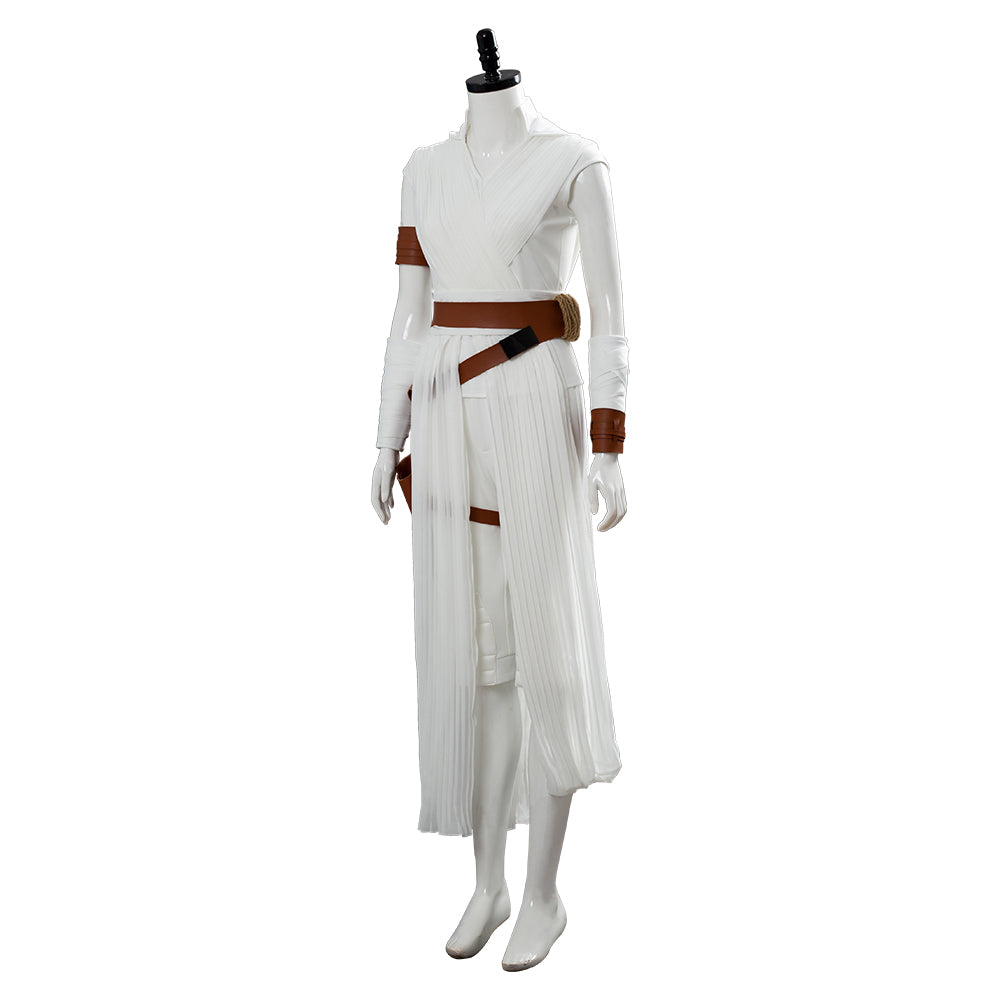 The Rise of Skywalker Rey White Set Halloween Costume