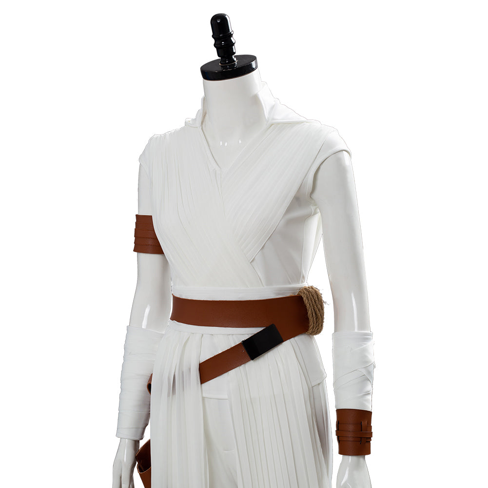 The Rise of Skywalker Rey White Set Halloween Costume