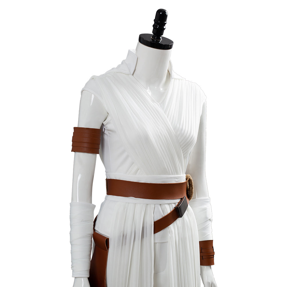 The Rise of Skywalker Rey White Set Halloween Costume