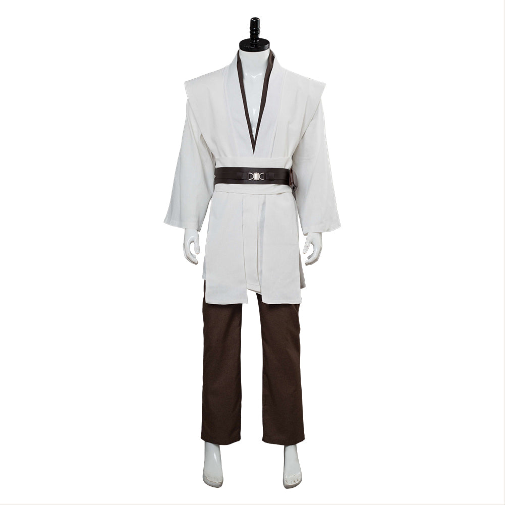 Kenobi Jedi Tunic White With Robe Halloween Costume