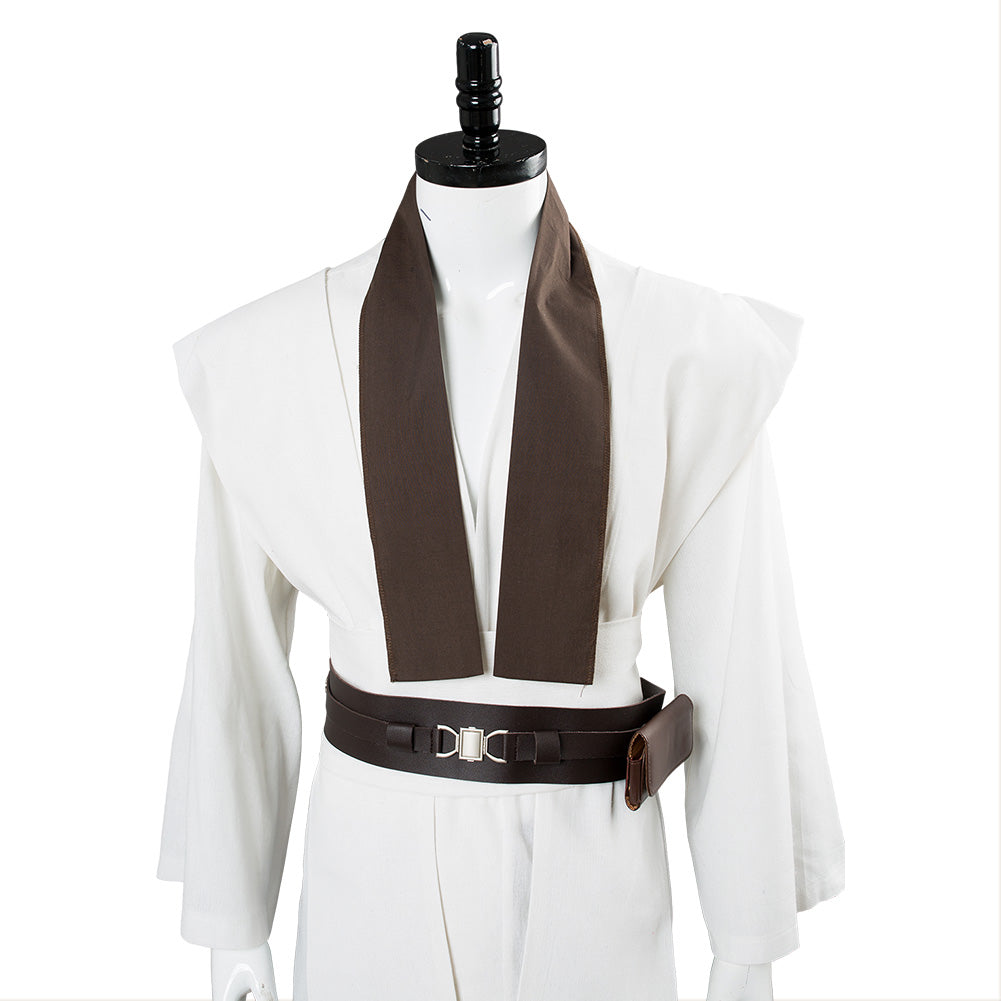 Kenobi Jedi Tunic White With Robe Halloween Costume