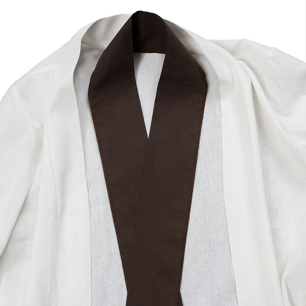 Kenobi Jedi Tunic White With Robe Halloween Costume