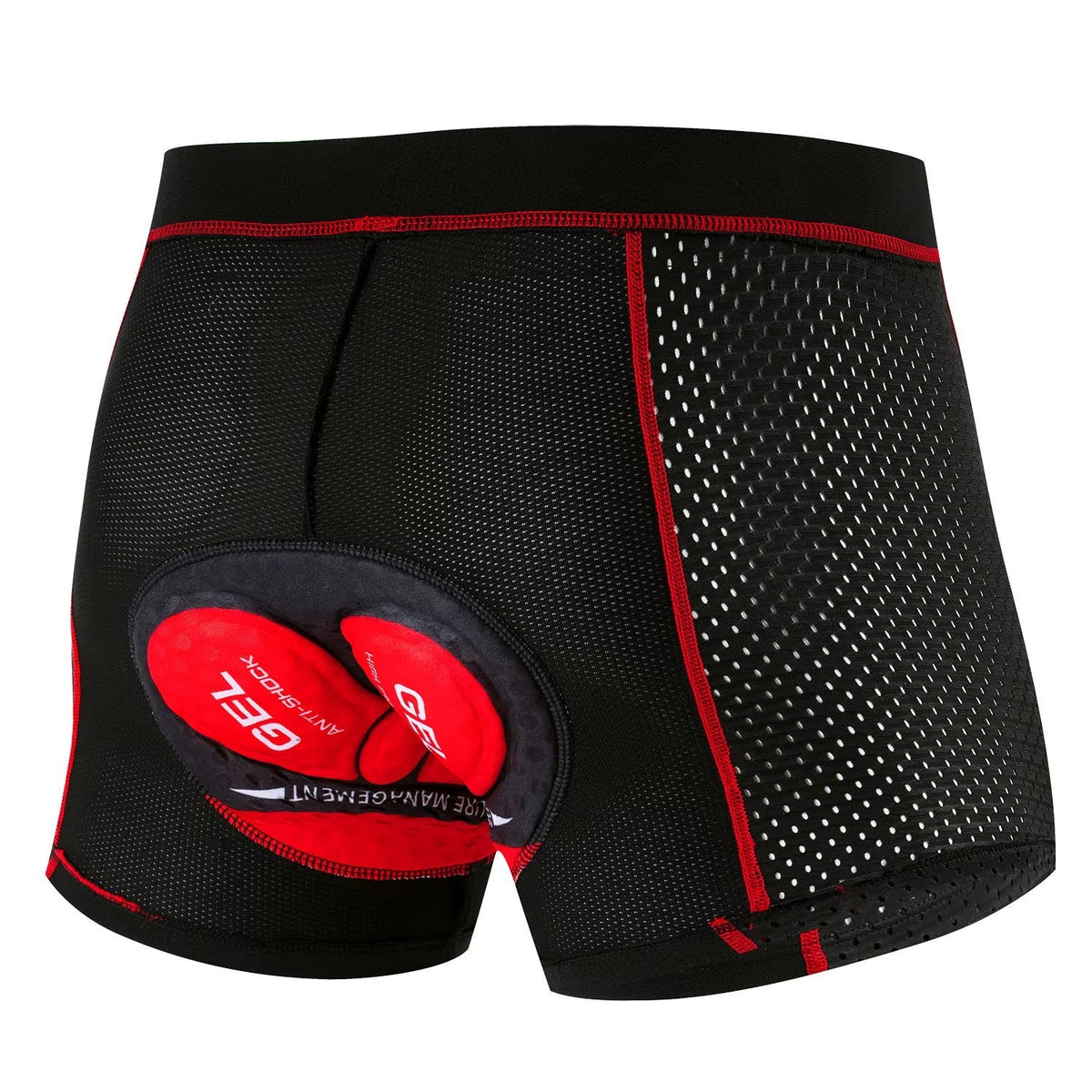Men’s Padded Cycling Undershorts – 5D Gel Pad Breathable Cycling Underwear