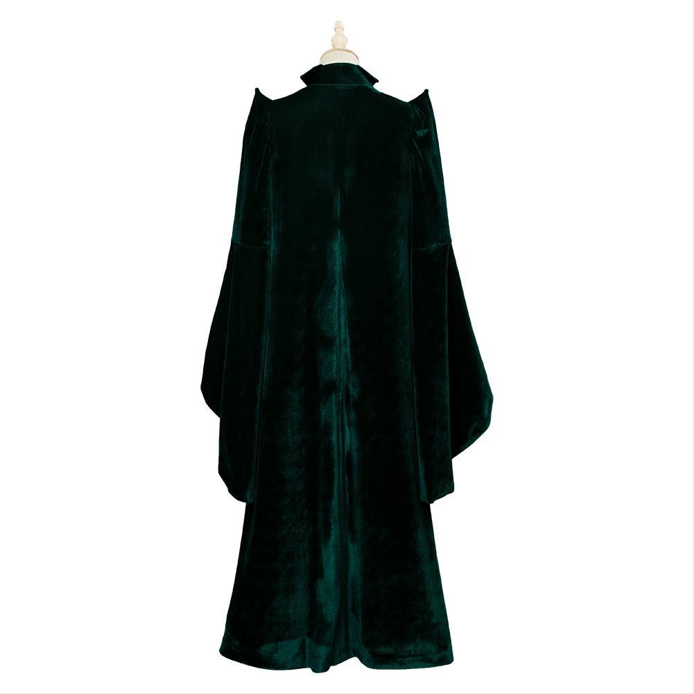 Minerva McGonagall Green Velvet Robe Halloween Costume