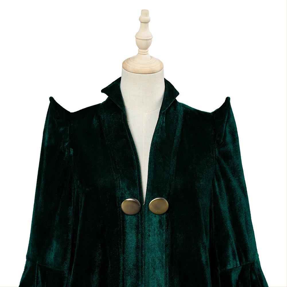 Minerva McGonagall Green Velvet Robe Halloween Costume