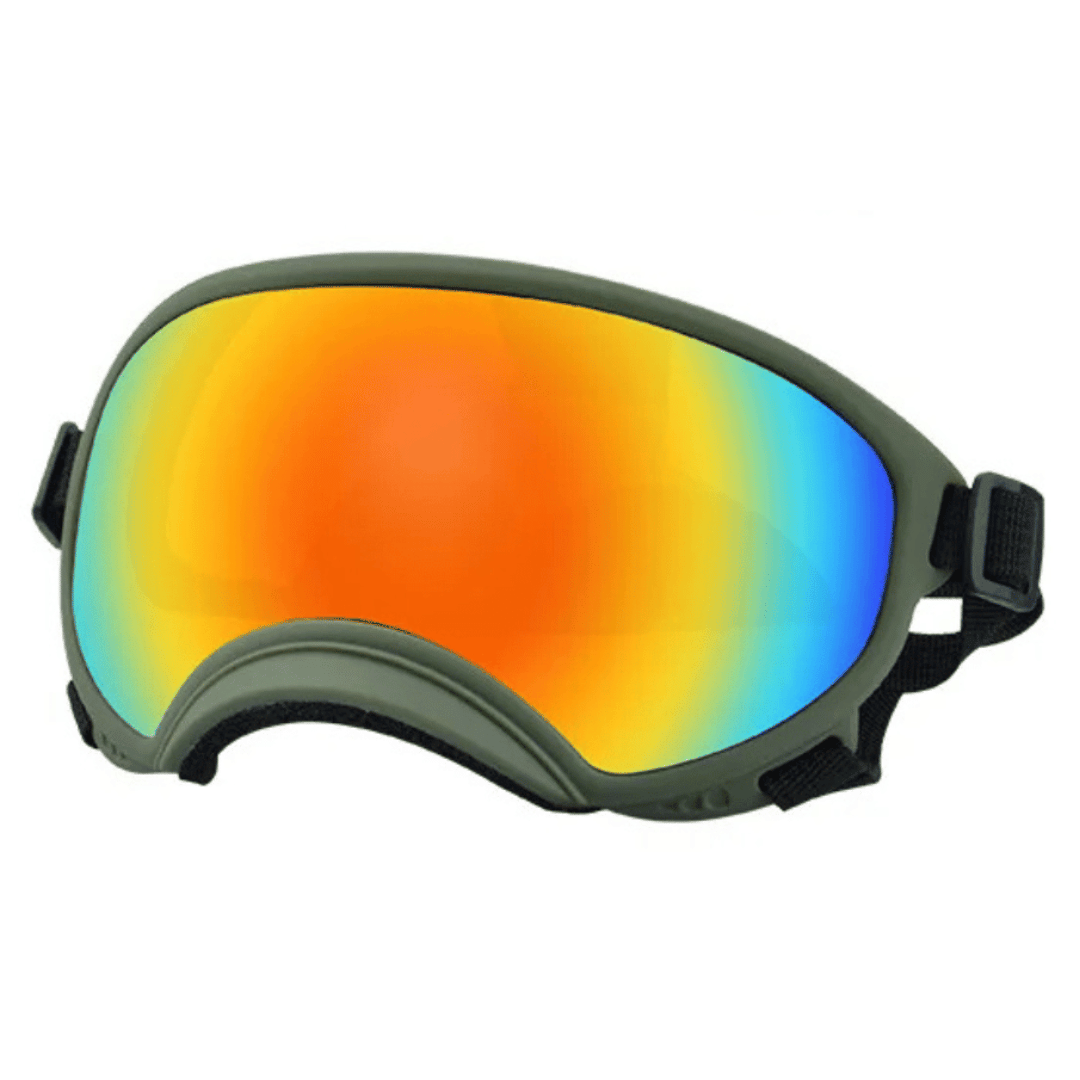 Waterproof Dog Goggles with UV Protection & Adjustable Straps