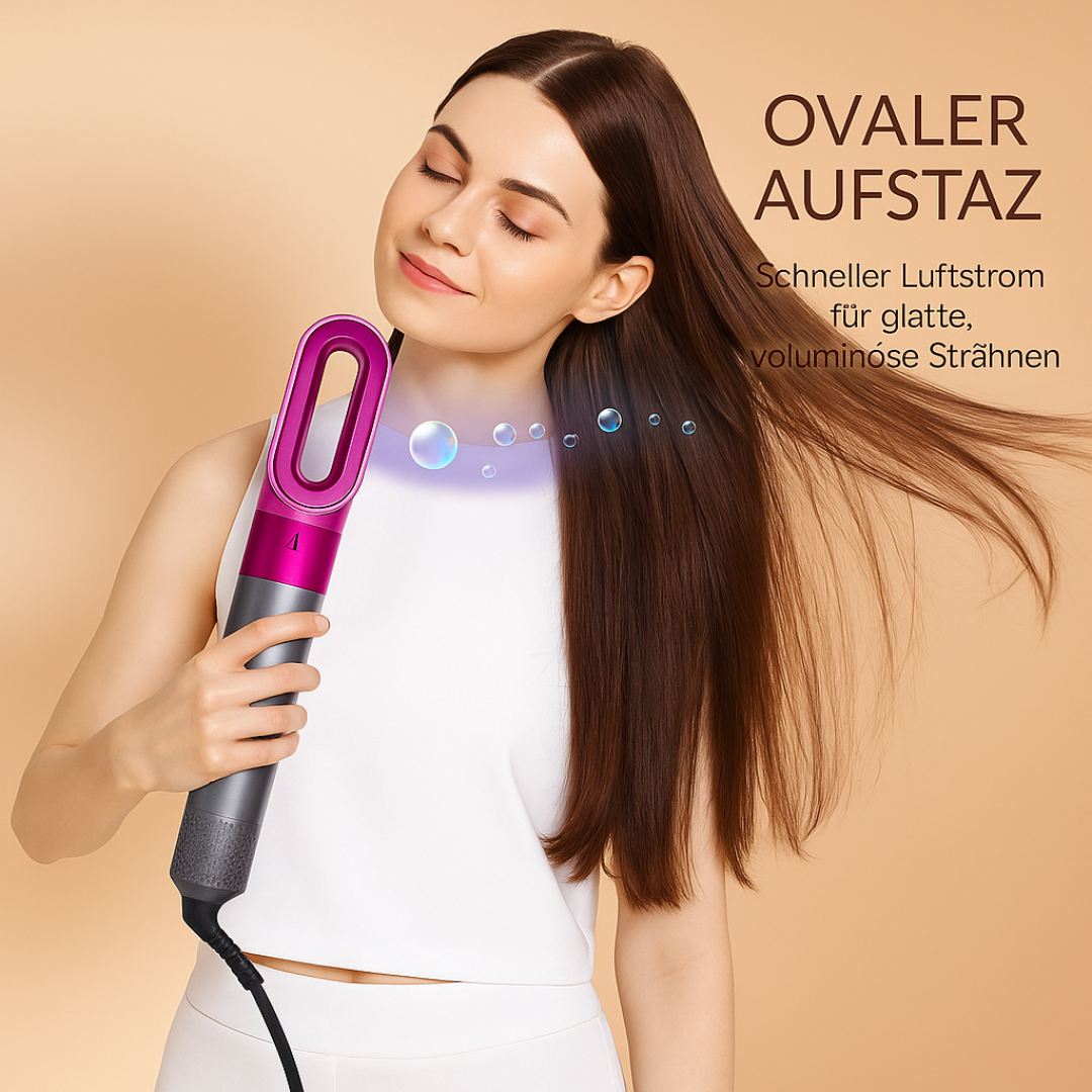 5-in-1 Hot Air Hair Styler – Dryer, Curler, Volumizer & Smoothing Set
