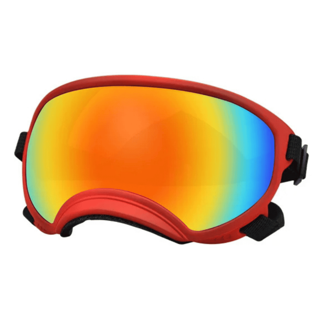 Waterproof Dog Goggles with UV Protection & Adjustable Straps