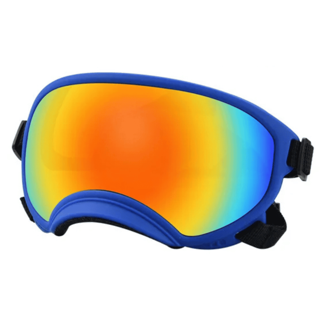 Waterproof Dog Goggles with UV Protection & Adjustable Straps