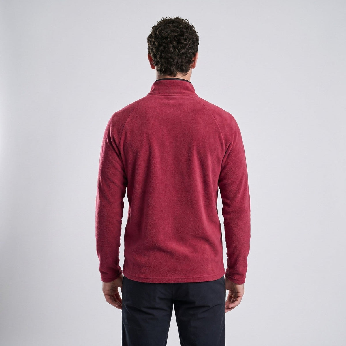 Men’s Quarter-Zip Fleece Pullover – Lightweight Hiking & Camping Mid-Layer